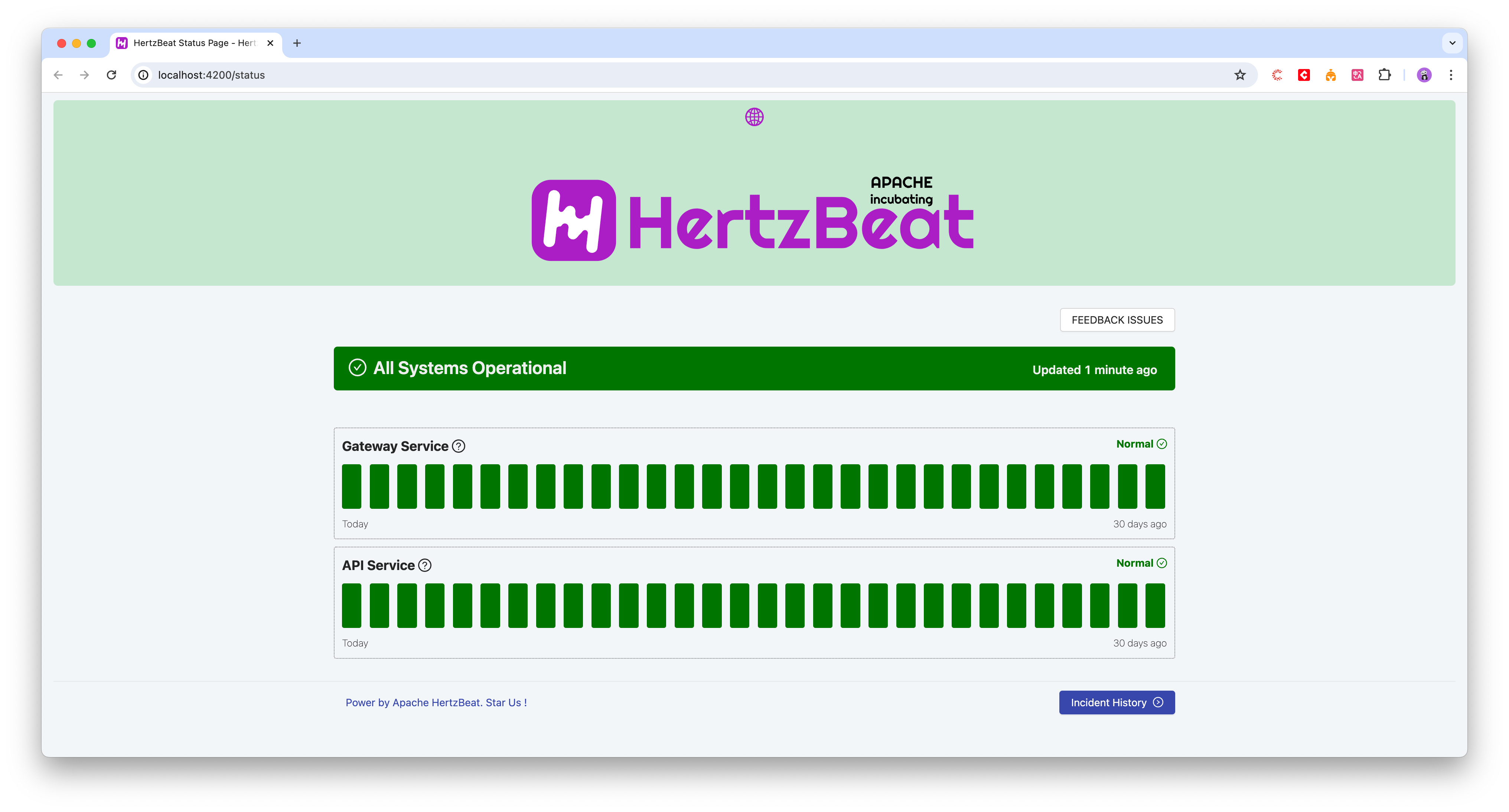 Monitoring Status